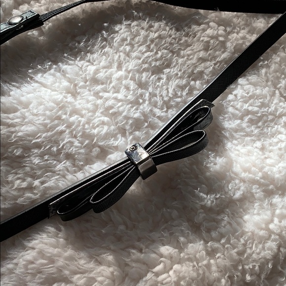 💫HOST PICK💫XS Thyme Maternity black dress with bow belt - Picture 5 of 8